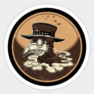 Plague doctor halloween Sticker